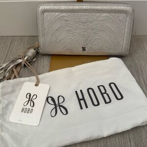 HOBO Metallic Silver Women's Wallet